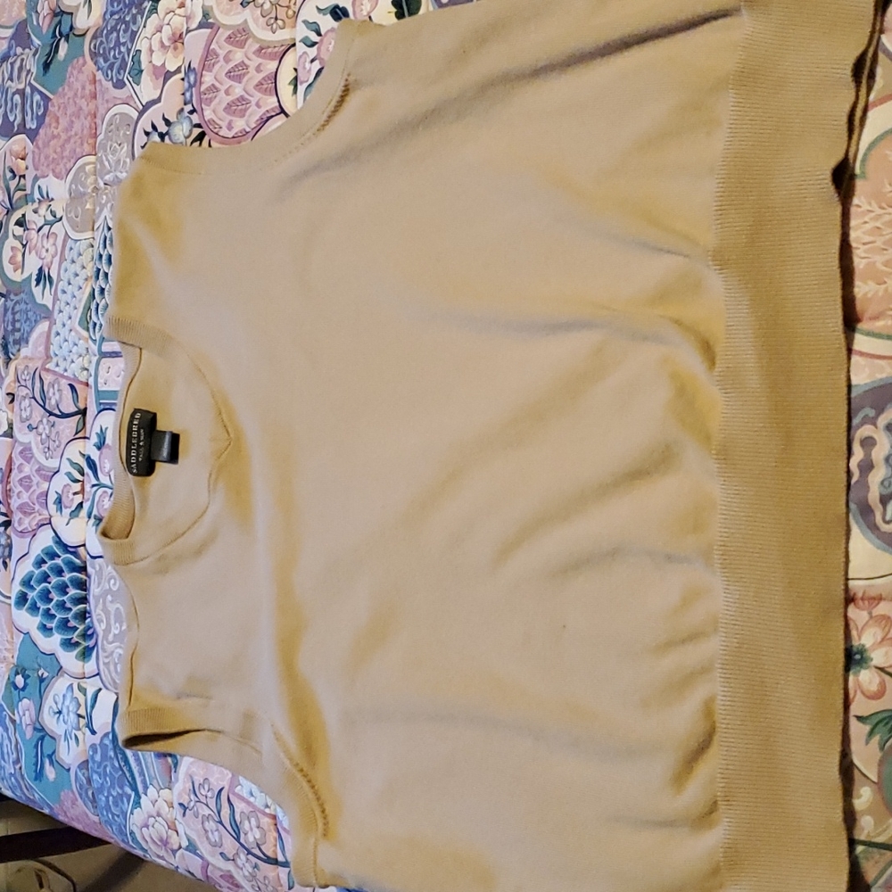 SADDLEBRED TALLMAN SWEATER VEST SZ XLT